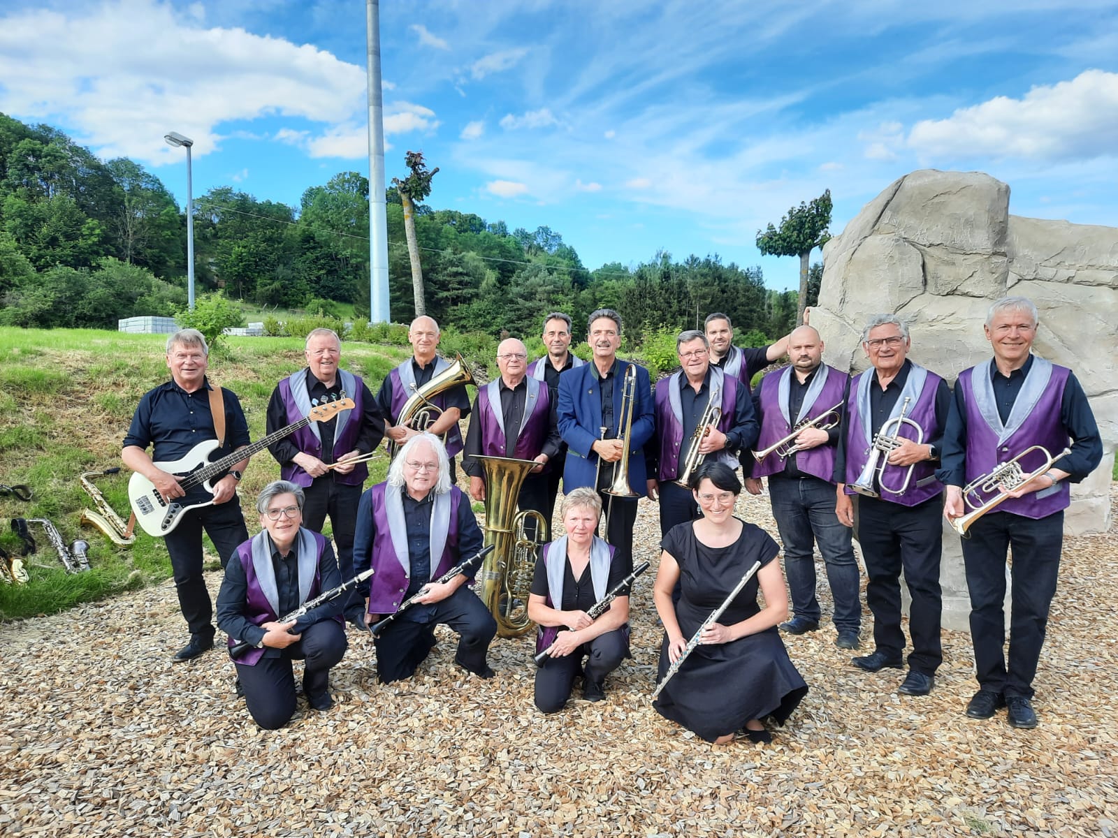 Gruppenfoto Geraberger Musikanten